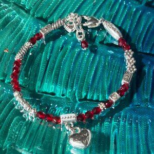 Brighton Retired La Rouge Red Bracelet
